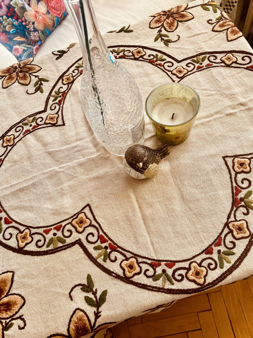 Ubrus vyšívaný raritní — foto 3