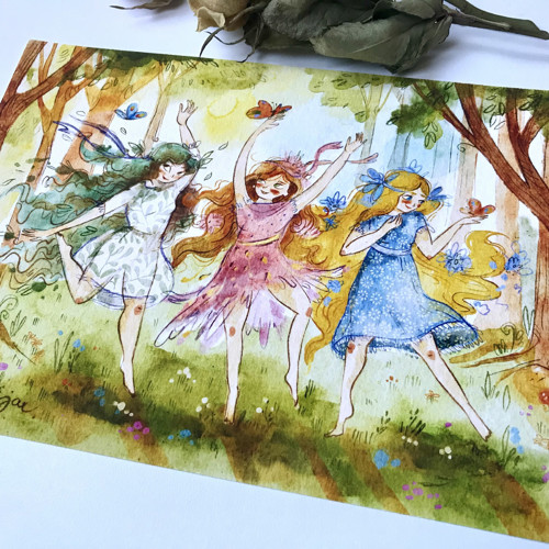 Vílie radosti- print A5 — foto 3