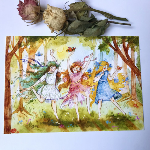 Vílie radosti- print A5 — foto 4
