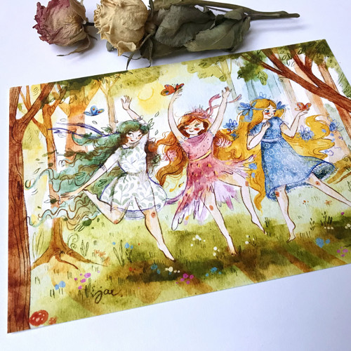 Vílie radosti- print A5 — foto 2