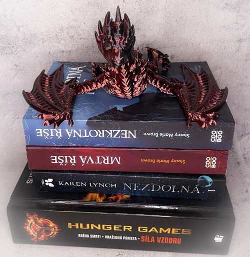 Flexi Fantasy Drak červeno černý — foto 3