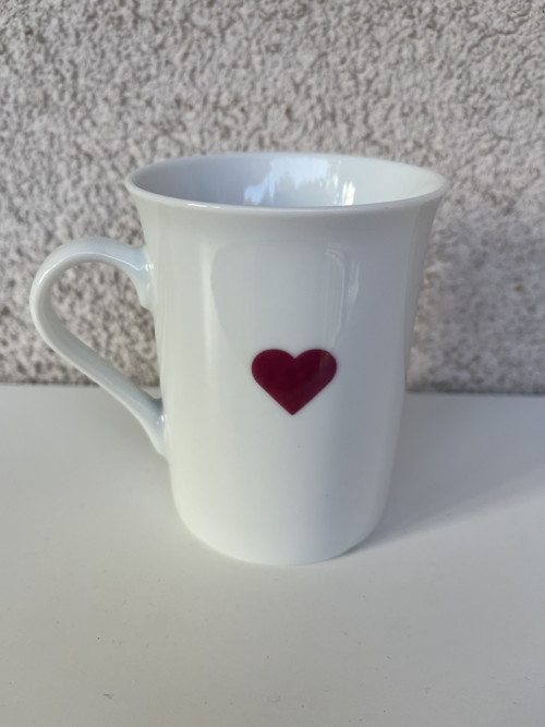 Porcelánový hrnek- Srdce — foto 2