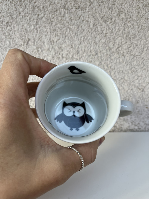 Dětský, porcelánový hrnek - Sovičky — foto 3