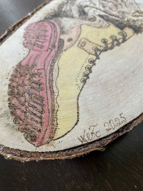 Cesta horala - pyrografie — foto 3