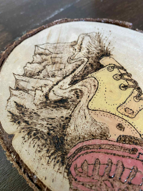 Cesta horala - pyrografie — foto 4
