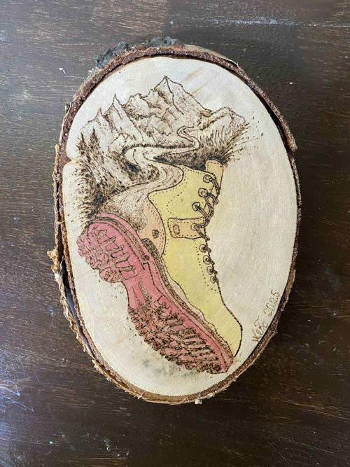 Cesta horala - pyrografie — foto 2