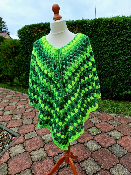 Poncho ultra soft -neonek + — foto 3
