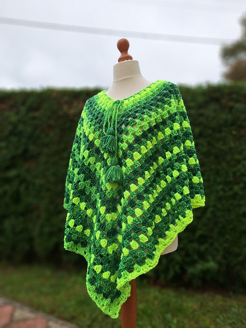 Poncho ultra soft -neonek + — foto 4