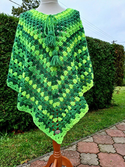 Poncho ultra soft -neonek + — foto 5