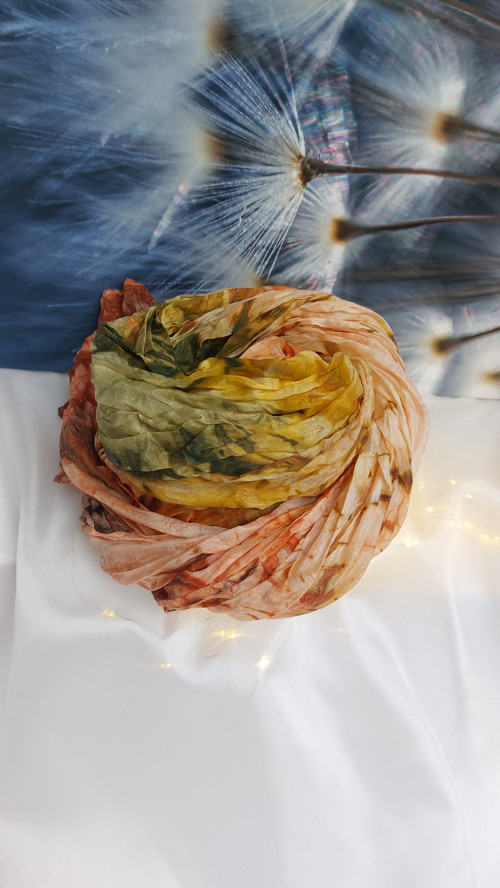 Šál Orange citrus, 180x90 cm — foto 3