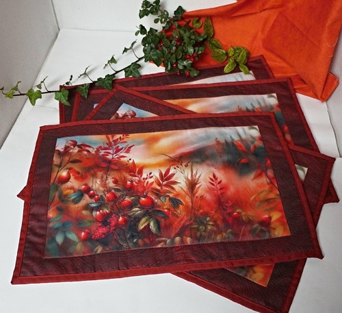 Podzimní šípky - prostírání — foto 2