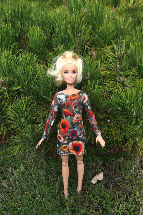 Šaty pro chladné dny pro Barbie — foto 3