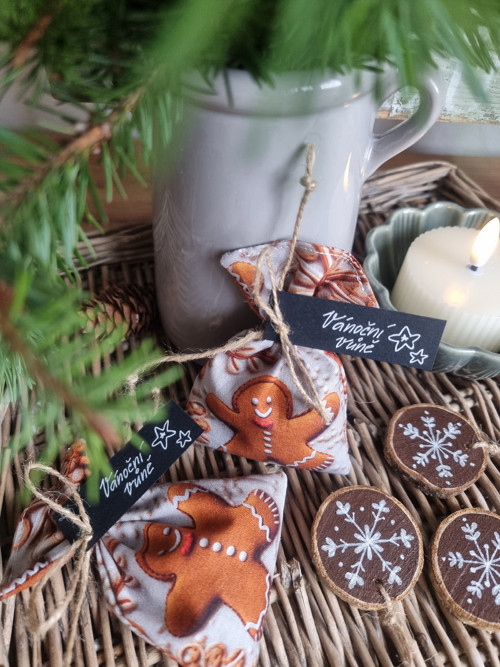 PYTLÍK plný VÁNOČNÍ VŮNĚ - pan perníček — foto 3