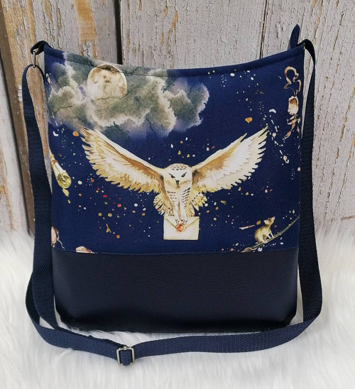 Crossbody (Sova na modrom) — foto 2