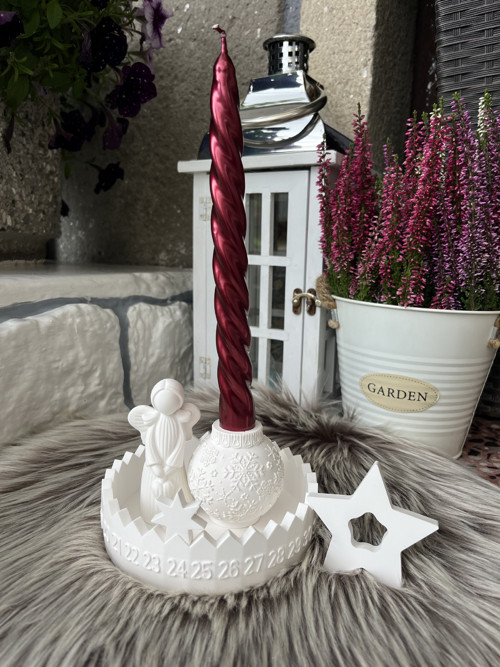 3D Adventní kalendář - set (andělka, baňka) — foto 2