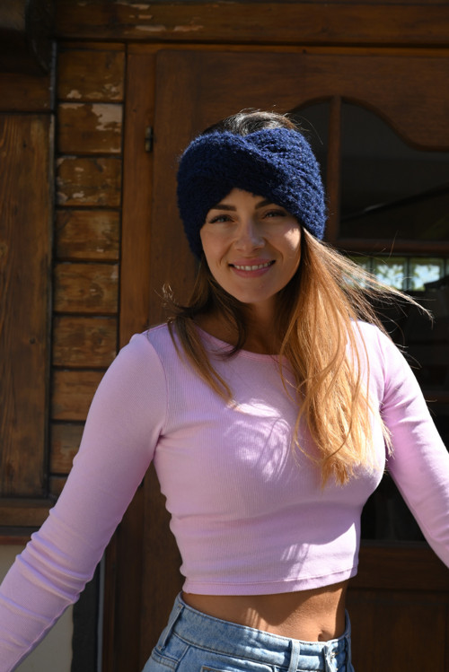 Čelenka alpaka bouclé — foto 3