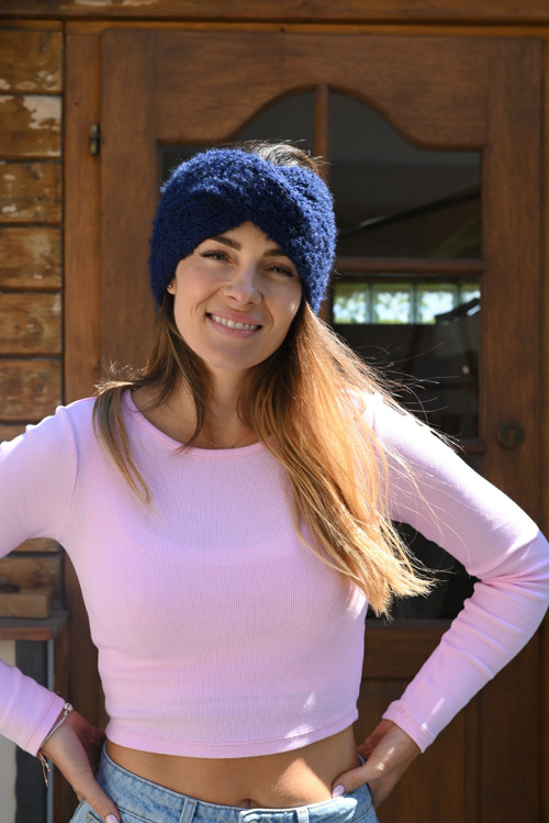 Čelenka alpaka bouclé — foto 4