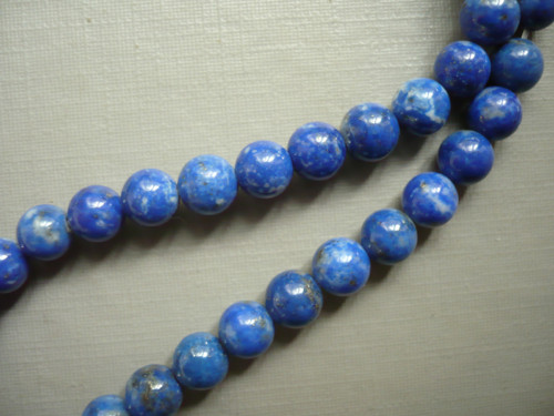 Vrtané kuličky 5,5 mm - lapis lazuli, 2 ks — foto 3