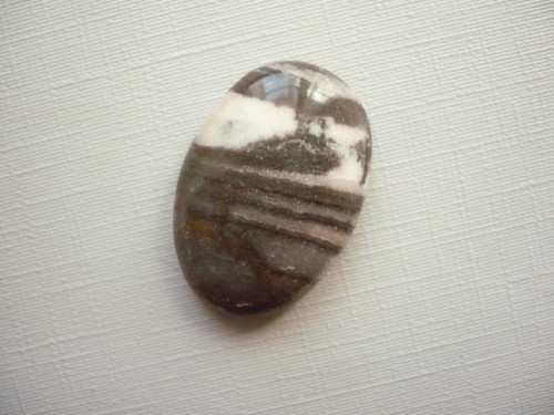 Kabošon - jaspis zebra 26 mm, č.30A — foto 2