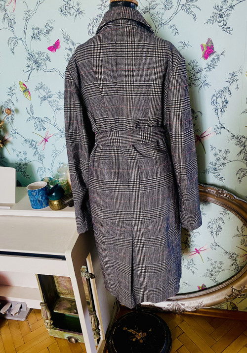 Kabát dandy káro — foto 6