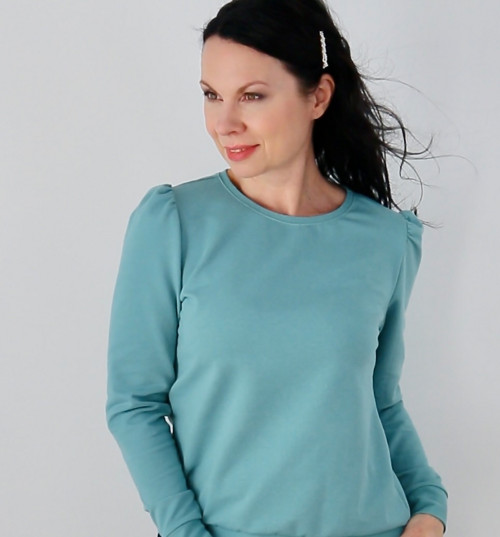 Dámská mikina mátová — foto 3