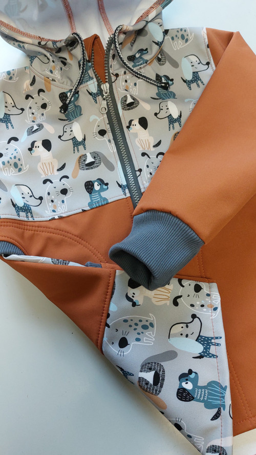 Kalhoty softshell, Pejsek a skořice v.92 — foto 4