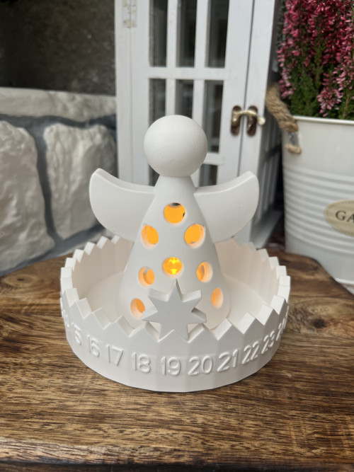 3D Adventní kalendář - set (anděl - lucernička) — foto 3