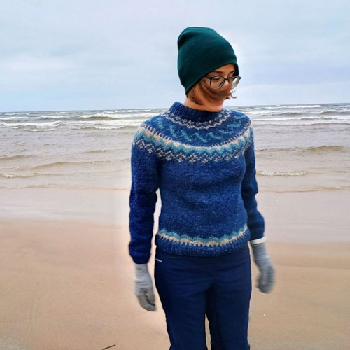Vlněný Islandský svetr — foto 3