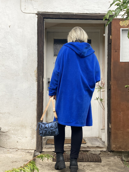 Kardigan modrý flees — foto 2