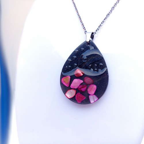 Pink paua tear /25186/ — foto 2