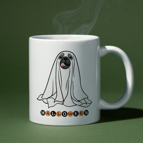 Halloween se psem - Hrníček — foto 4