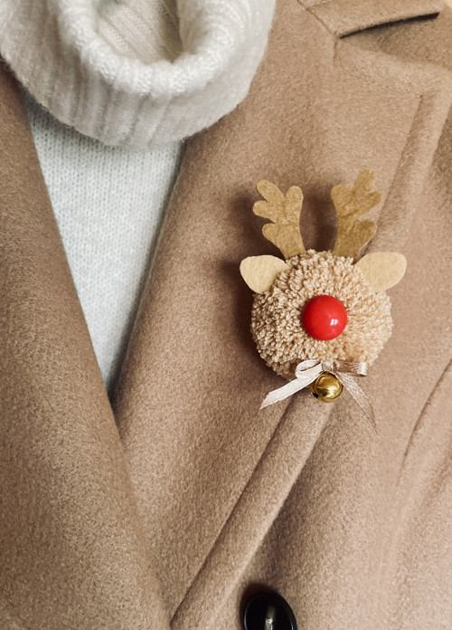 Vánoční brož RUDOLF — foto 2