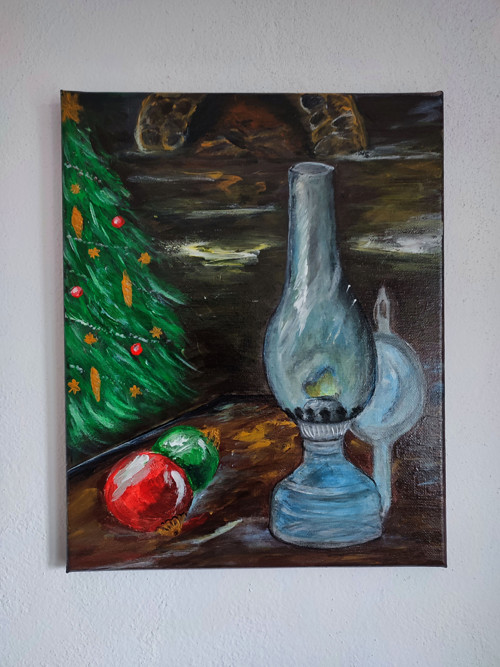 Obraz "Vánoční dětství" — foto 2