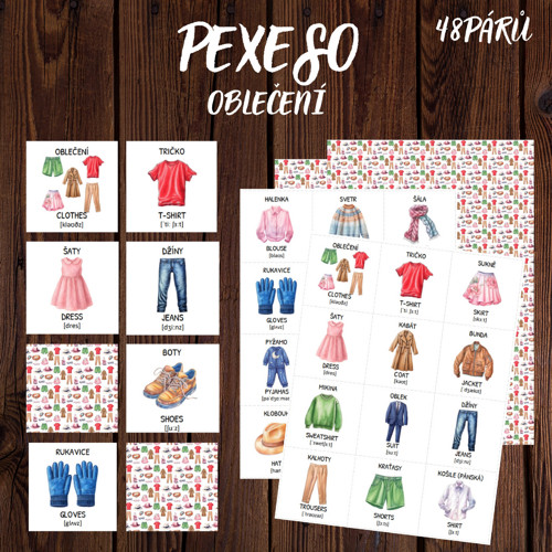 OBLEČENÍ Pexeso - Memory Game, PDF soubor — foto 2