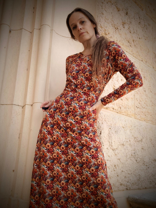 Šaty Rezavé Úpletové — foto 3