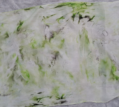 Zeleninka - šála 180 x 45 — foto 2