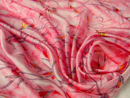 Marina /hedvábný šátek 90 x 90cm/ — foto 3