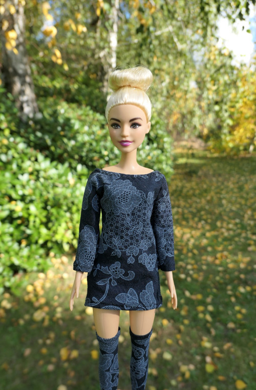 Šaty pro chladné dny pro Barbie — foto 2