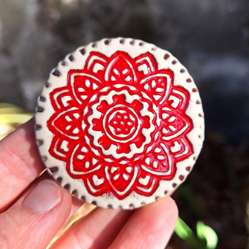 Mandala z keramických komponentů 136 — foto 2