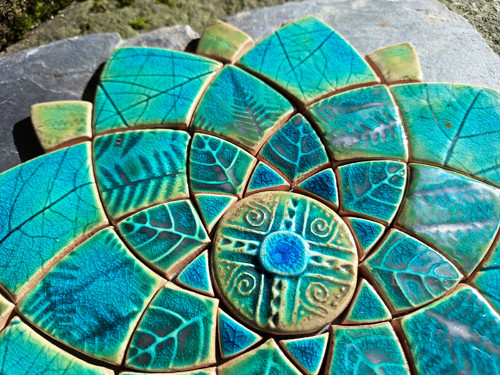 Mandala z keramických komponentů 138 — foto 2