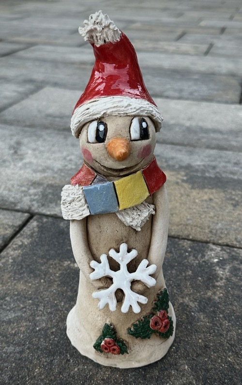 Keramický sněhuláček — foto 2