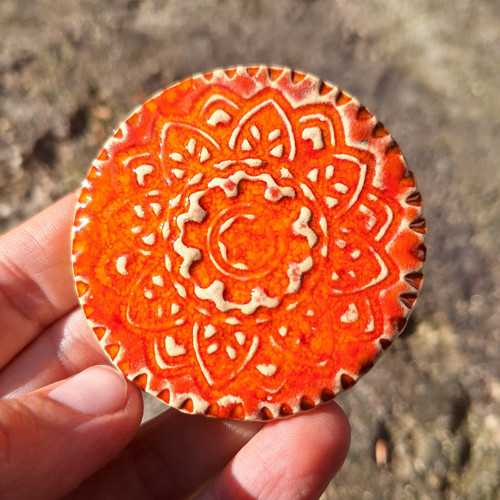 Mandala z keramických komponentů 139 — foto 3