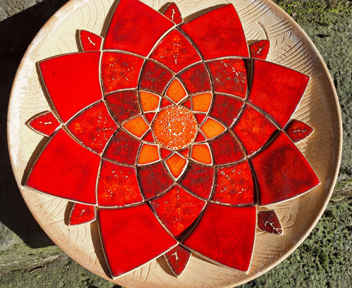 Mandala z keramických komponentů 139 — foto 4