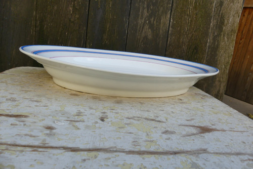 Červená a modrá...porcelánový tác — foto 3