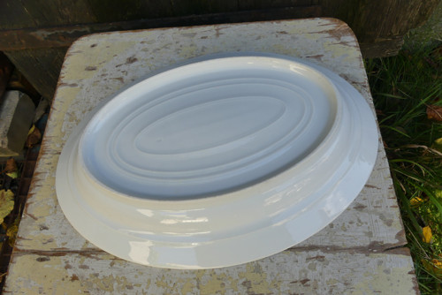 Červená a modrá...porcelánový tác — foto 4