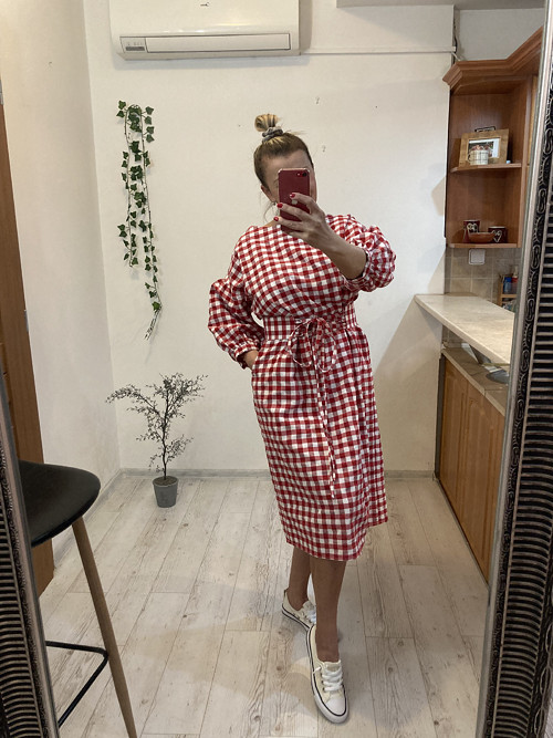 GINGham Boho šaty /bavlna/ — foto 2