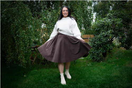 Manšestrová Kolová Čokoládová — foto 3