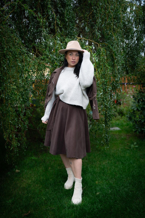 Manšestrová Kolová Čokoládová — foto 5