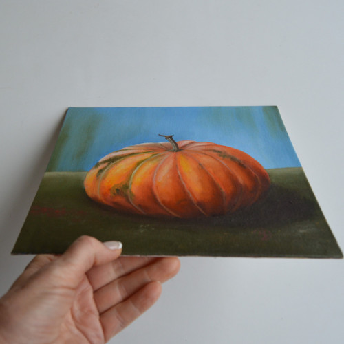 Dýně olejem, originál 25 x 25 cm — foto 4