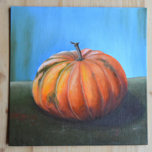 Dýně olejem, originál 25 x 25 cm — foto 2